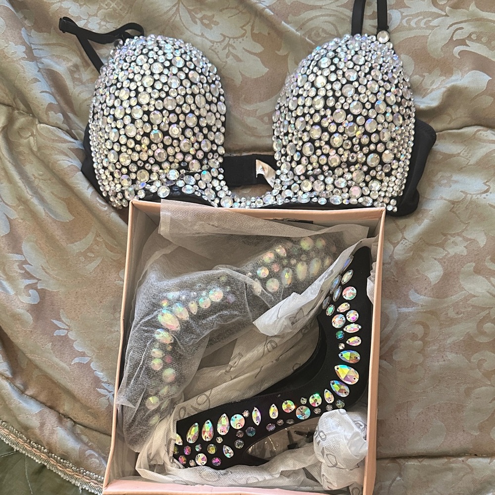 Embellished Black Set